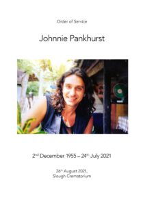 Johnnie Pankhurst Funeral Service & Eulogy