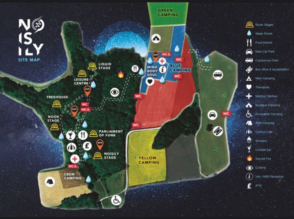 Noisily Festival Map